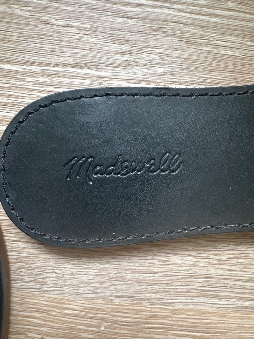 Madewell Leather The Boardwalk Post Slide Sandal - Picture 5 of 7
